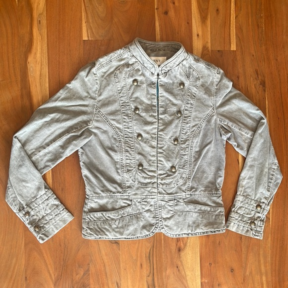 next Light Gray Military-Style Women's Jacket